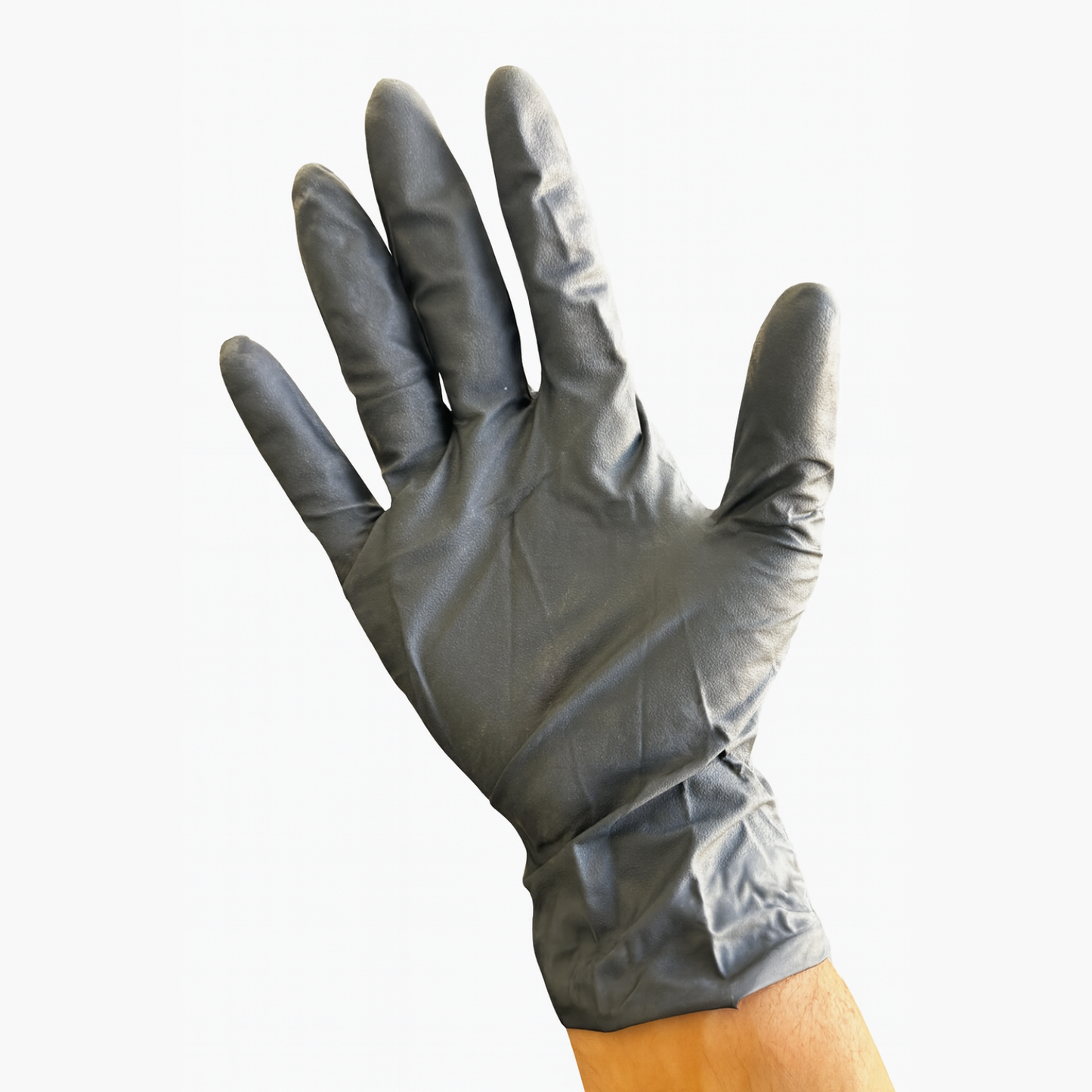 Disposable Nitrile Gloves, S-M-L-XL, Black, Pure Nitrile