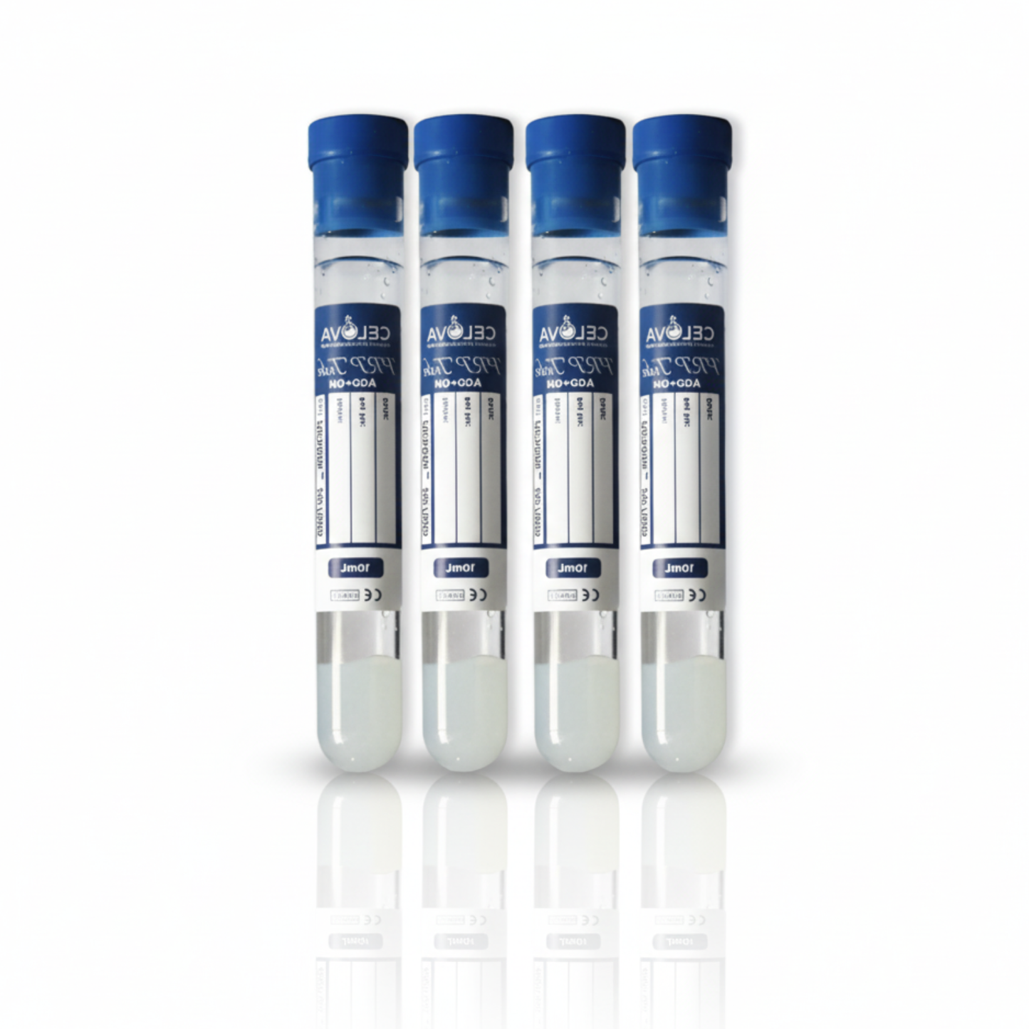 Celova Platelet-Rich Plasma (PRP) Tubes with ACD, Gel Separator. 10mL