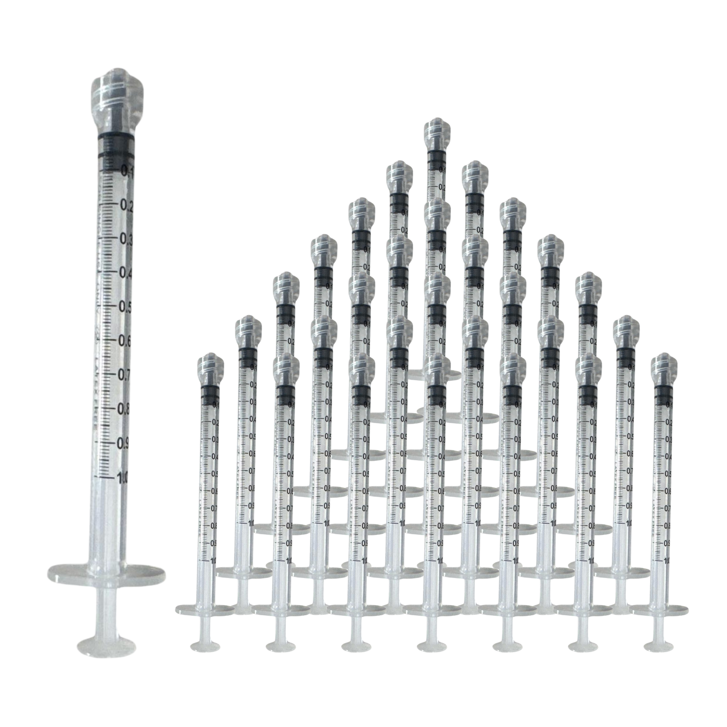 1mL Syringe – Sterile, Luer Slip, Latex-Free