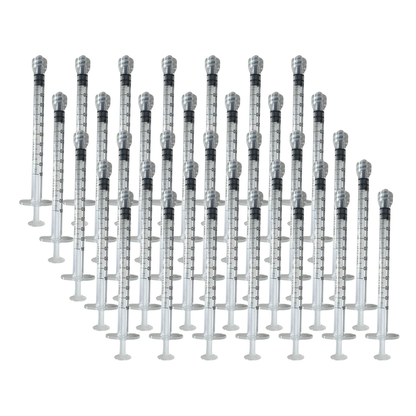 1mL Syringe – Sterile, Luer Slip, Latex-Free