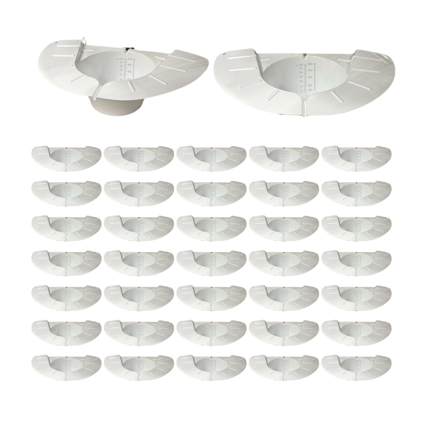 Urine Specimen Collection Pan 800ml Capacity, White