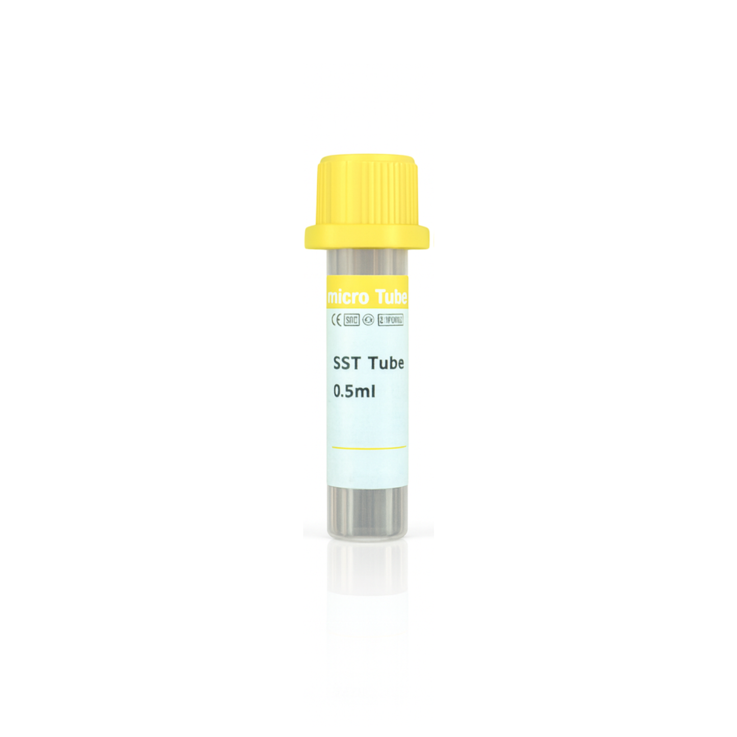 0.5mL micro serum separator yellow tube