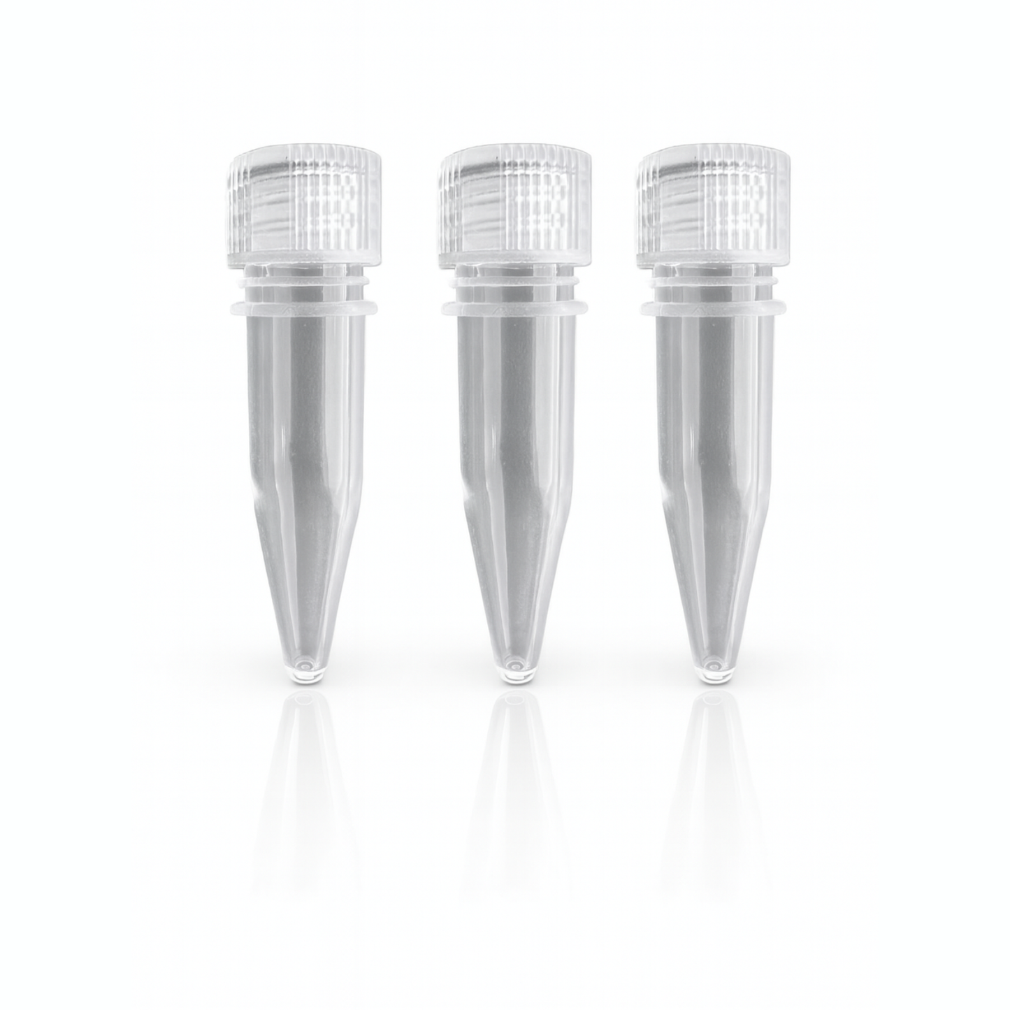 0.5ml/1.5ml Microcentrifuge Tube, Clear, Screw Cap
