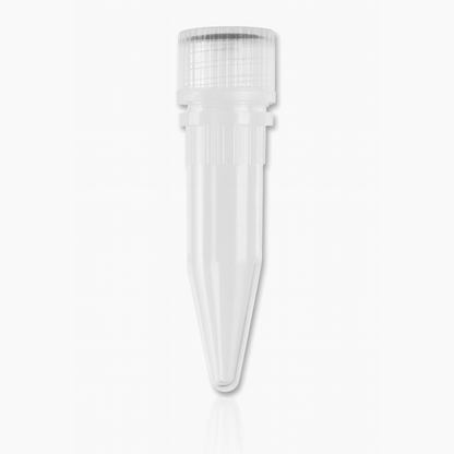 0.5ml/1.5ml Microcentrifuge Tube, Clear, Screw Cap