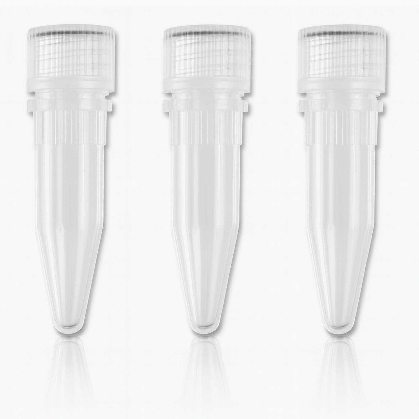 0.5ml/1.5ml Microcentrifuge Tube, Clear, Screw Cap