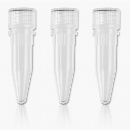 0.5ml/1.5ml Microcentrifuge Tube, Clear, Screw Cap
