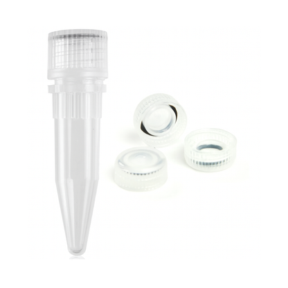 0.5ml/1.5ml Microcentrifuge Tube, Clear, Screw Cap