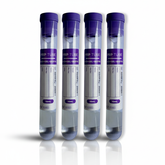 Platelet-Rich Plasma (PRP) Tubes with ACD, Gel Separator, with Biotin. Purple EXP 06/26, 30180