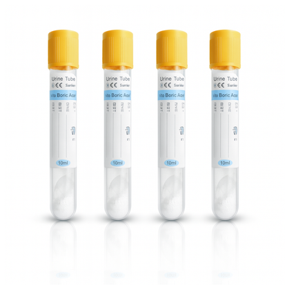 Vacuum Urinalysis Tube, Boric Acid, 10mL Yellow, 30146